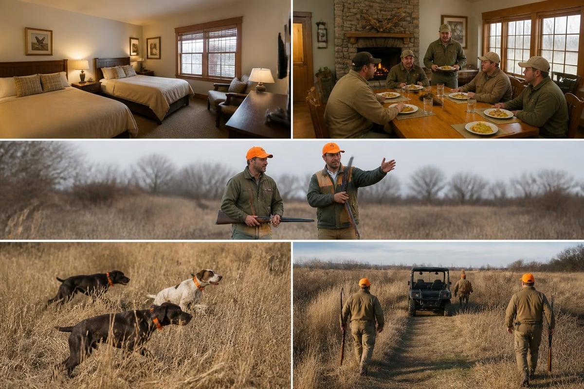 Components of pheasant hunting packages