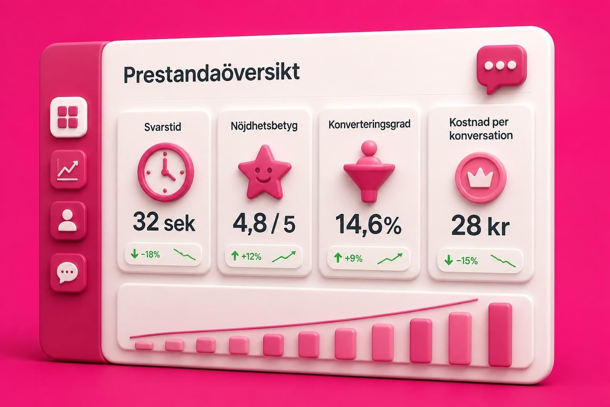 Support Shopify Chat: Din Kompletta Guide för 2026 4 Chat analytics dashboard