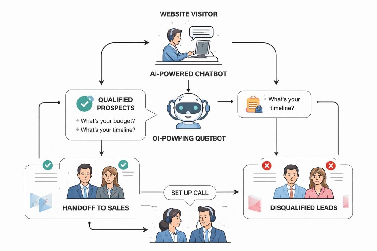 AI lead qualification process