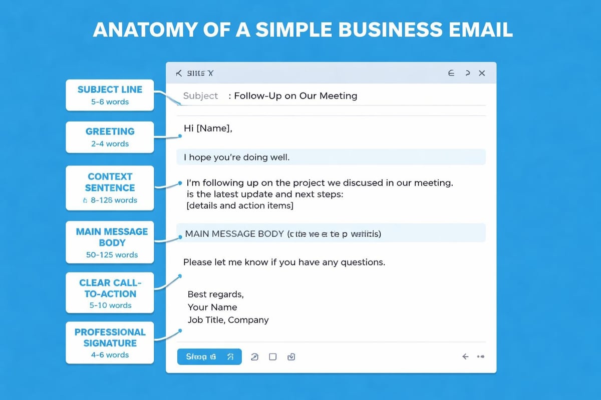 Email structure breakdown