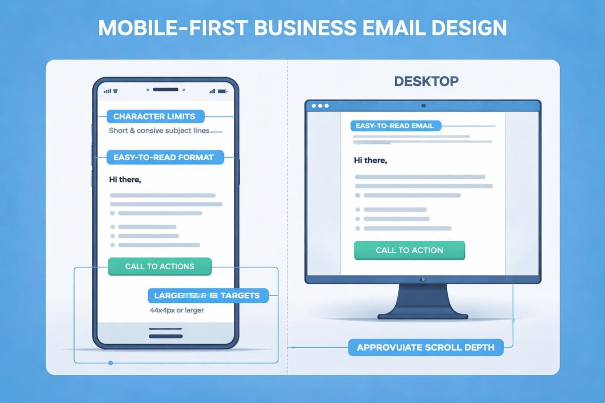 Mobile email optimization