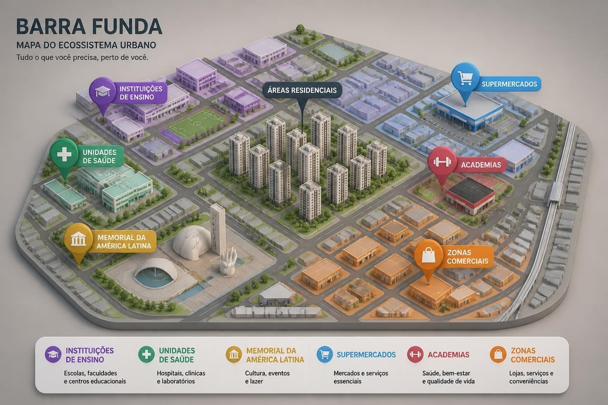 Serviços e infraestrutura da Barra Funda