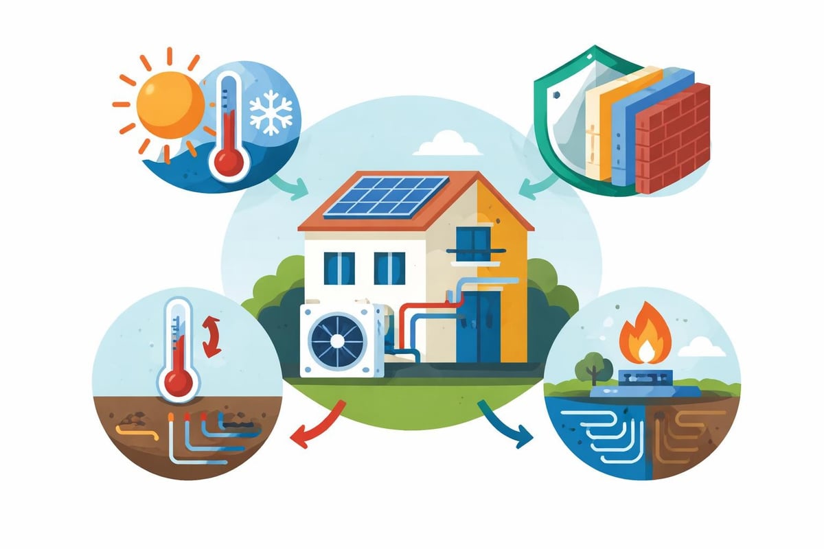 Faktoren der Wärmepumpenleistung