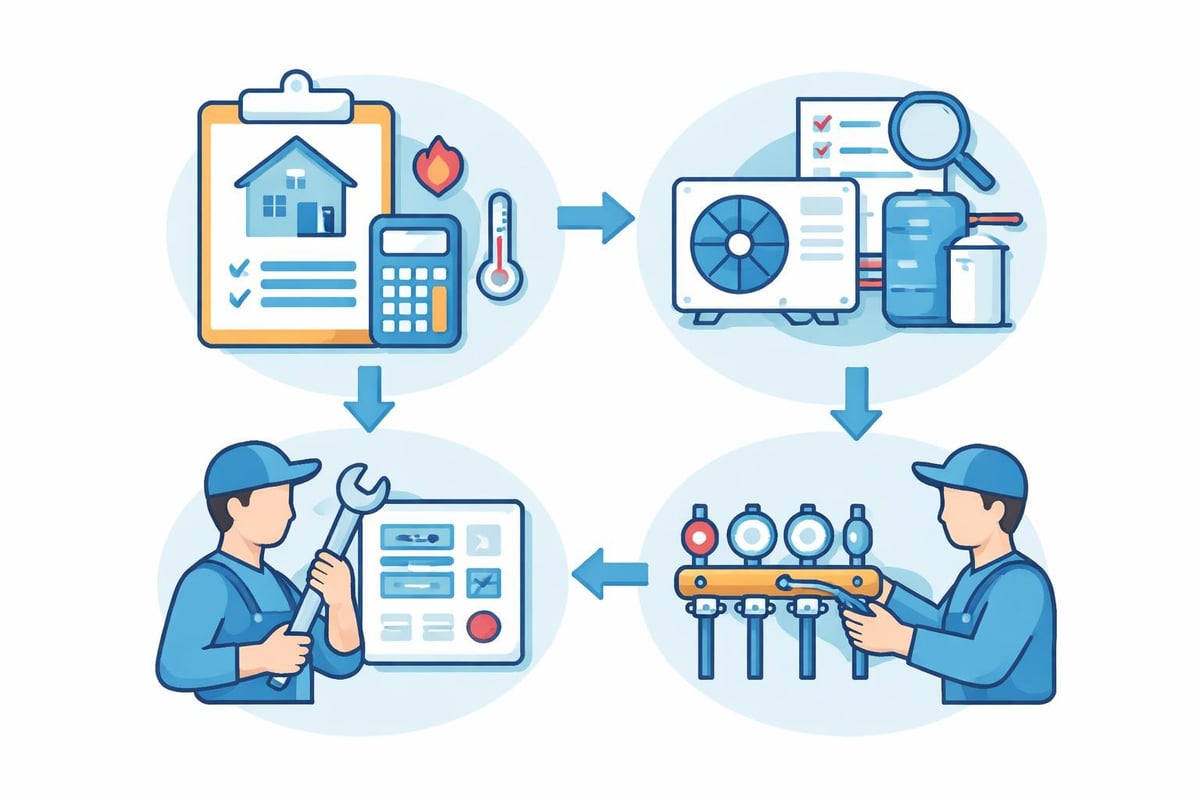 Wärmepumpe Installation