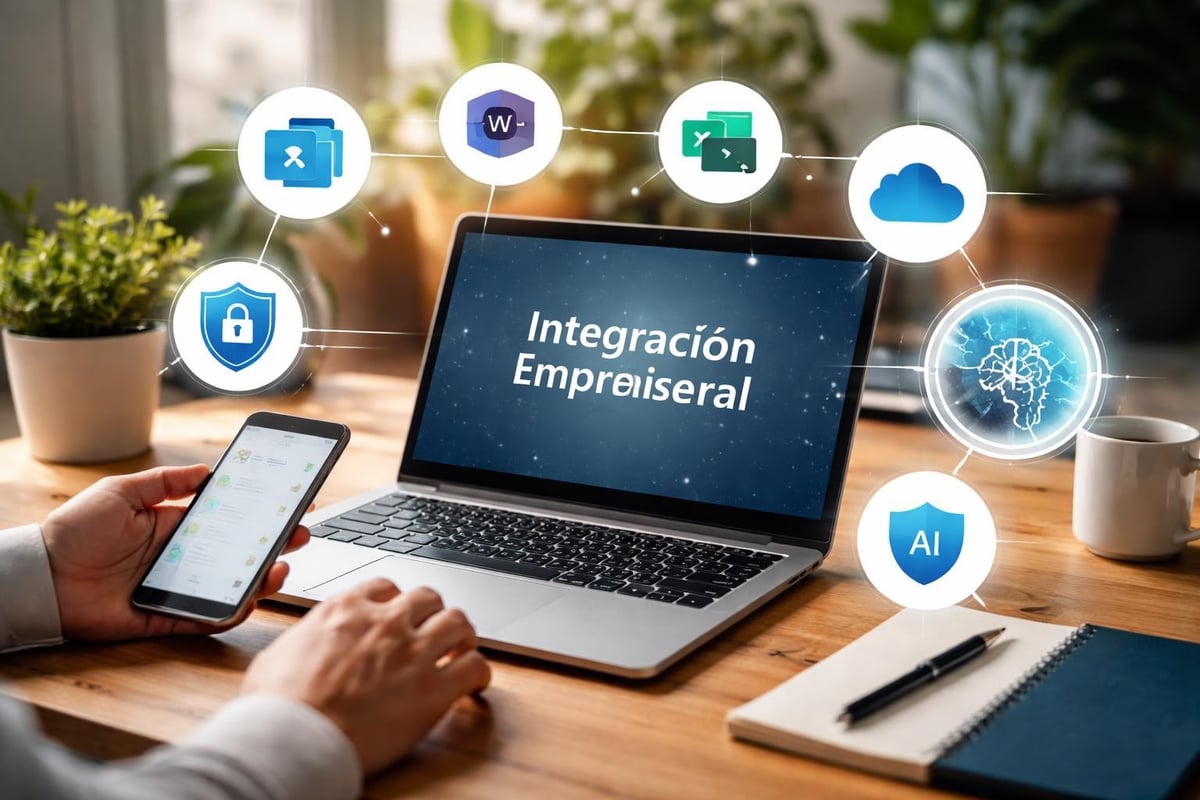 Integración de componentes Microsoft empresarial