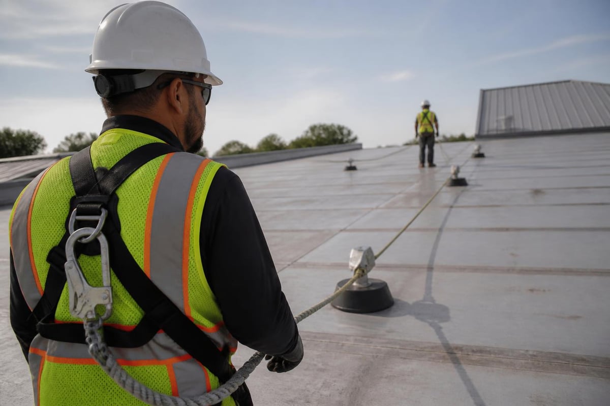 Industrial roofing safety protocols