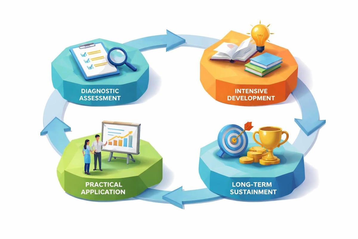Coaching intervention timeline and milestones