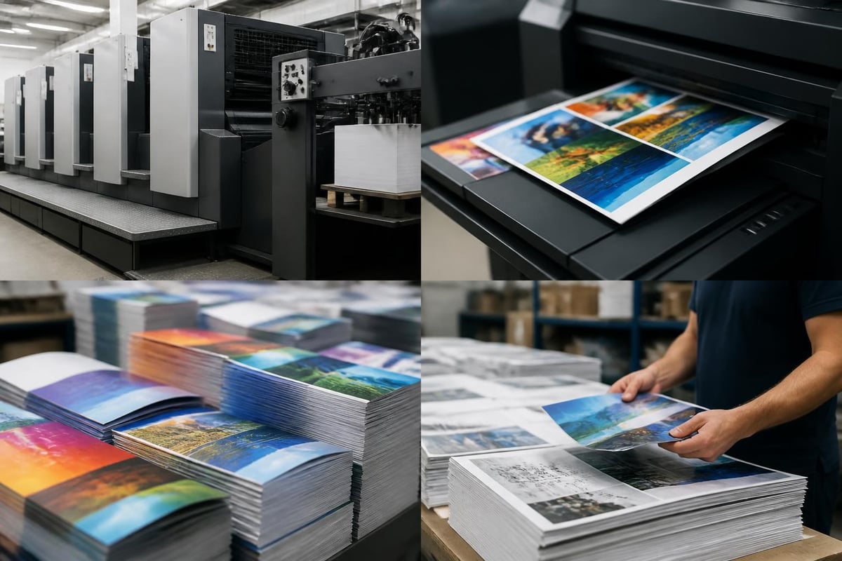 Vergleich Offsetdruck und Digitaldruck
