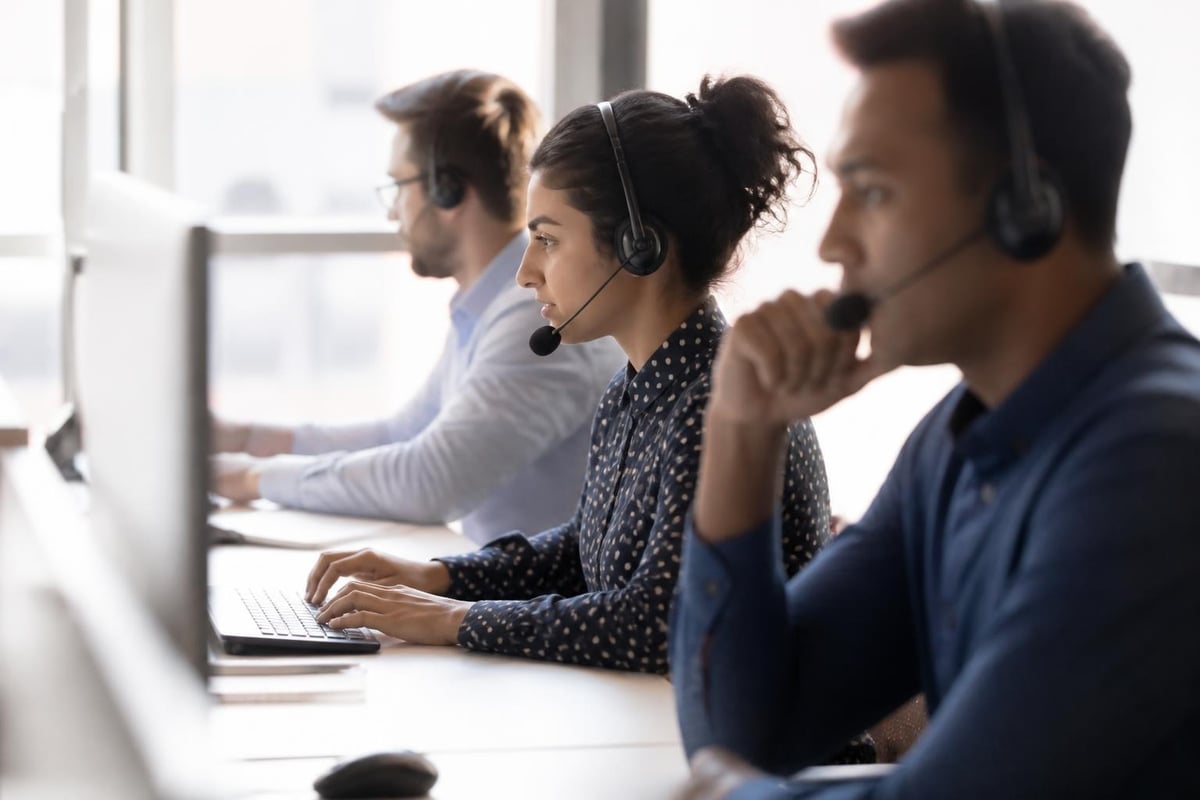 Contact center service delivery model