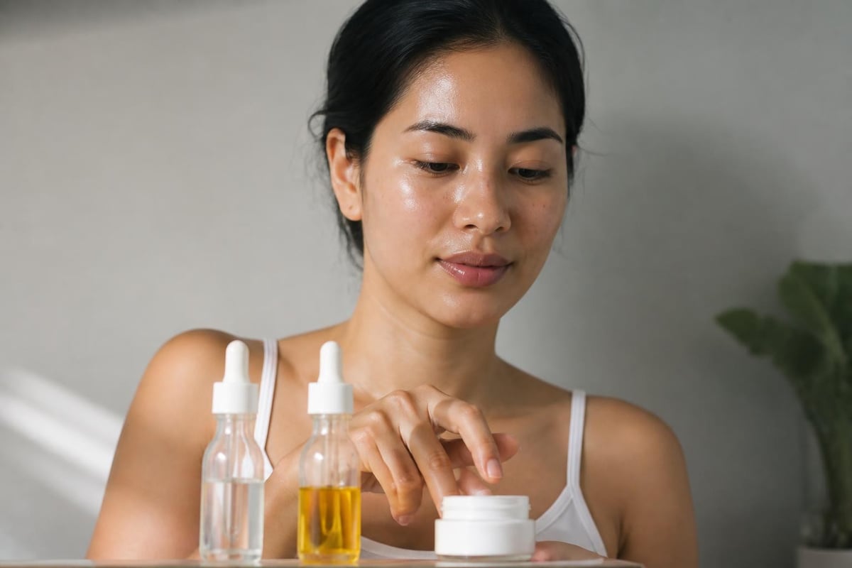 Skincare layering sequence