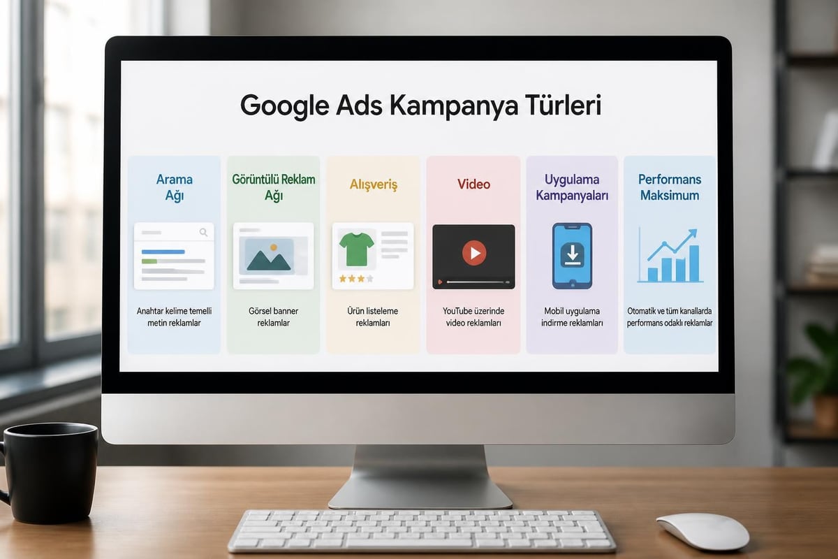 Google Ads kampanya türleri