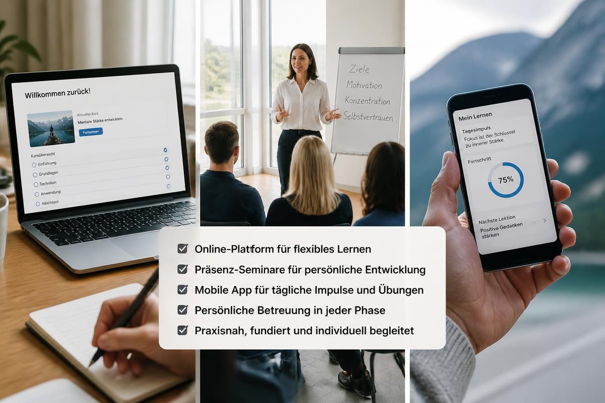 Blended Learning Mentaltrainer-Ausbildung