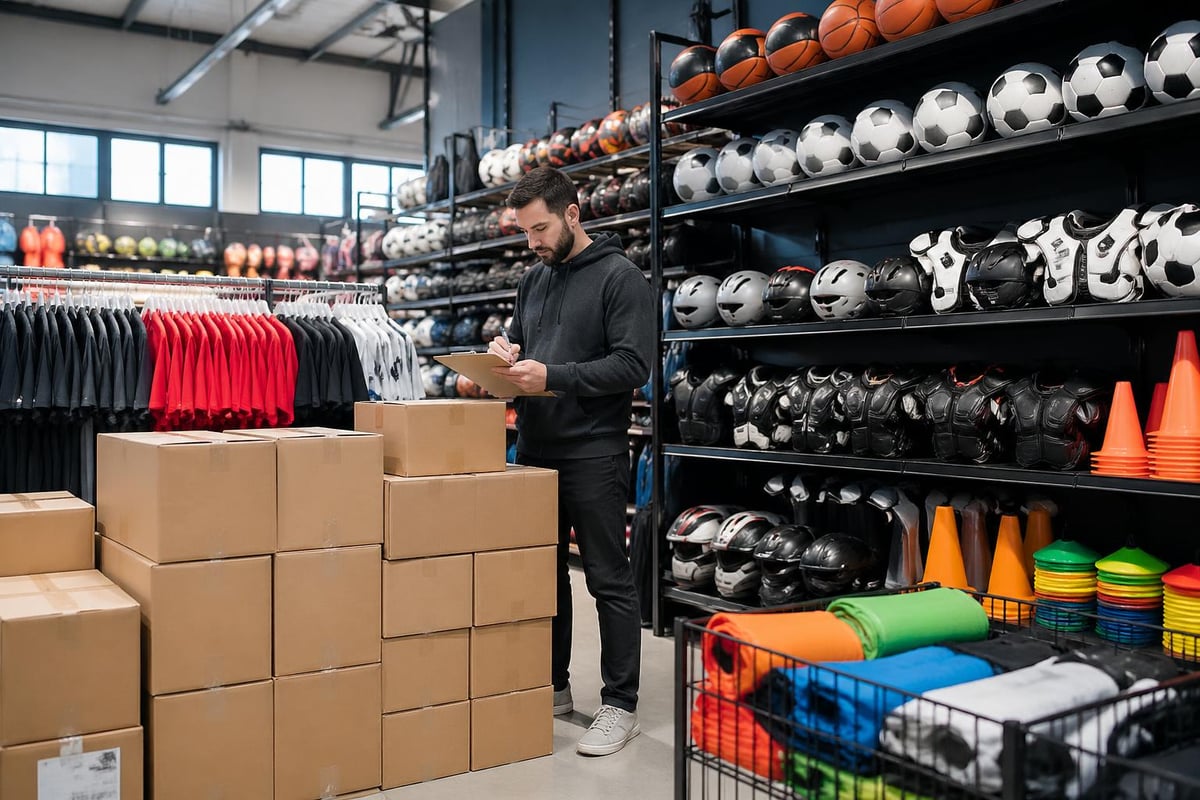 Equipment categories in athletic retail