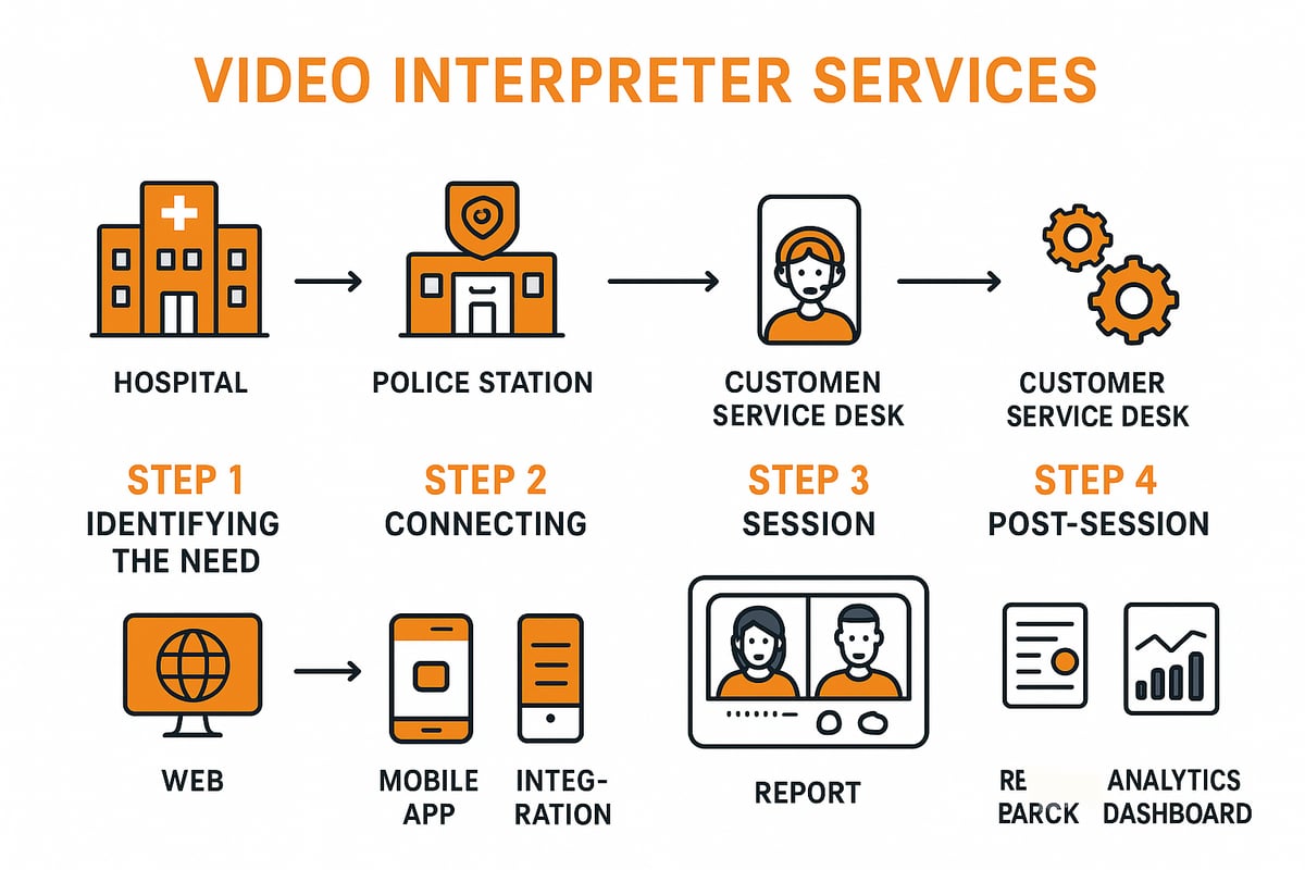How Video Interpreter Services Work: Step-by-Step Process