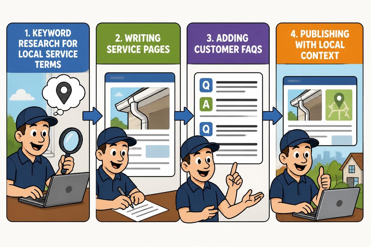 Gutter service content strategy