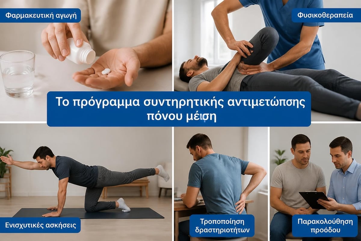 Συντηρητική θεραπεία οσφυαλγίας