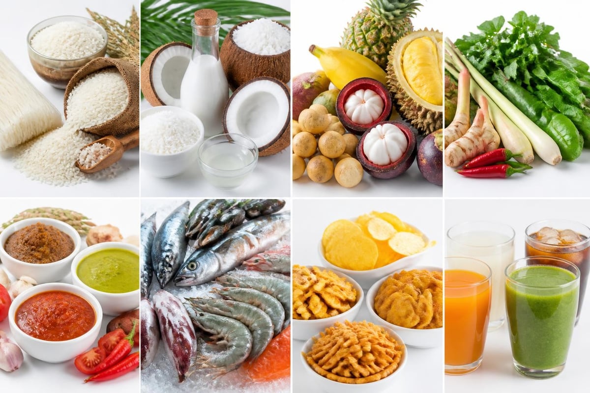 Thai food export categories