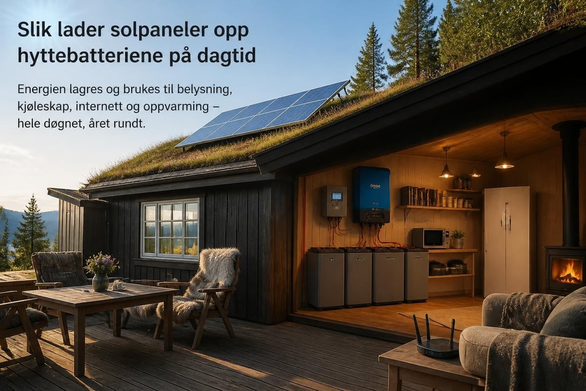 Batteribank solcellesystem