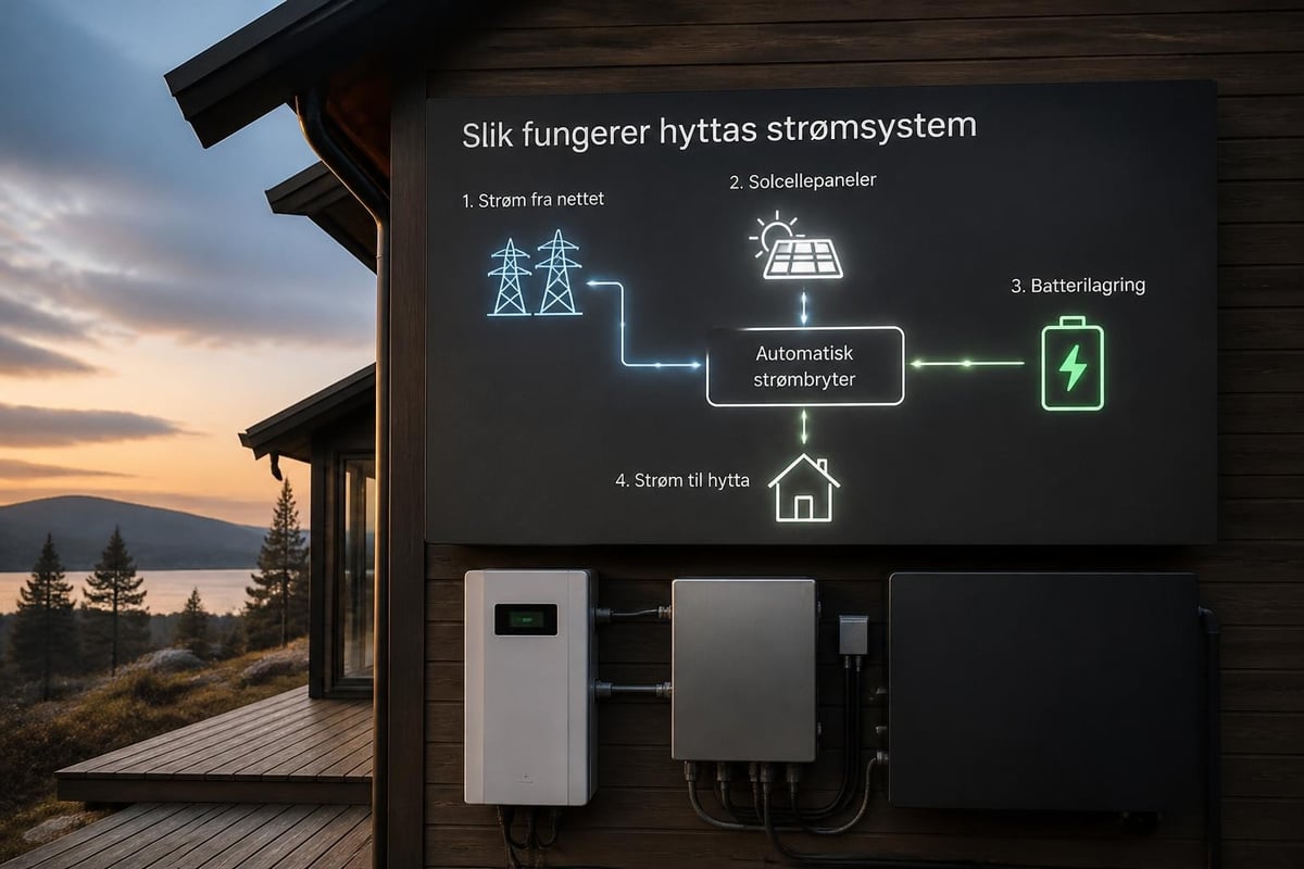 Hyttestrømsystem integrasjon