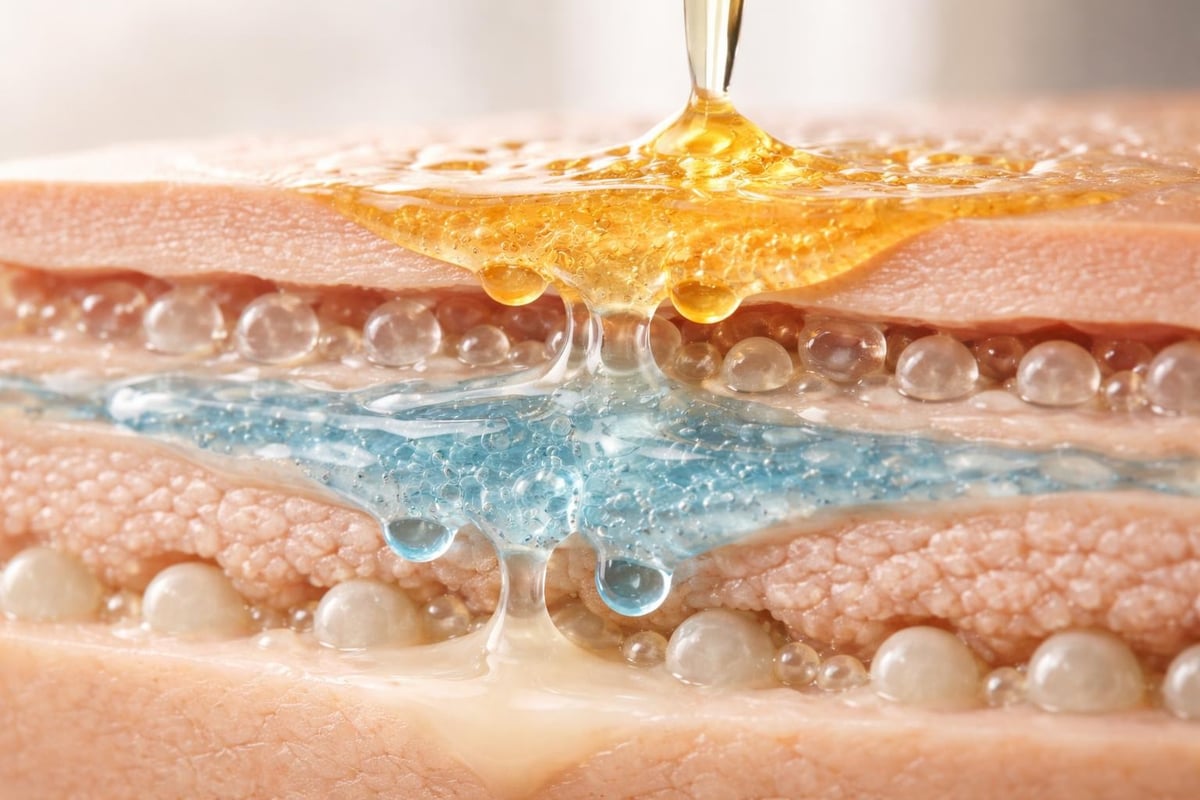 Serum layering technique