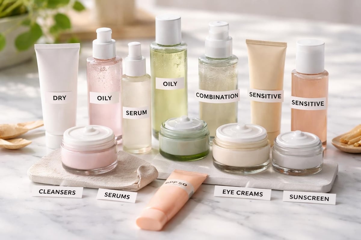 Skin type product matching