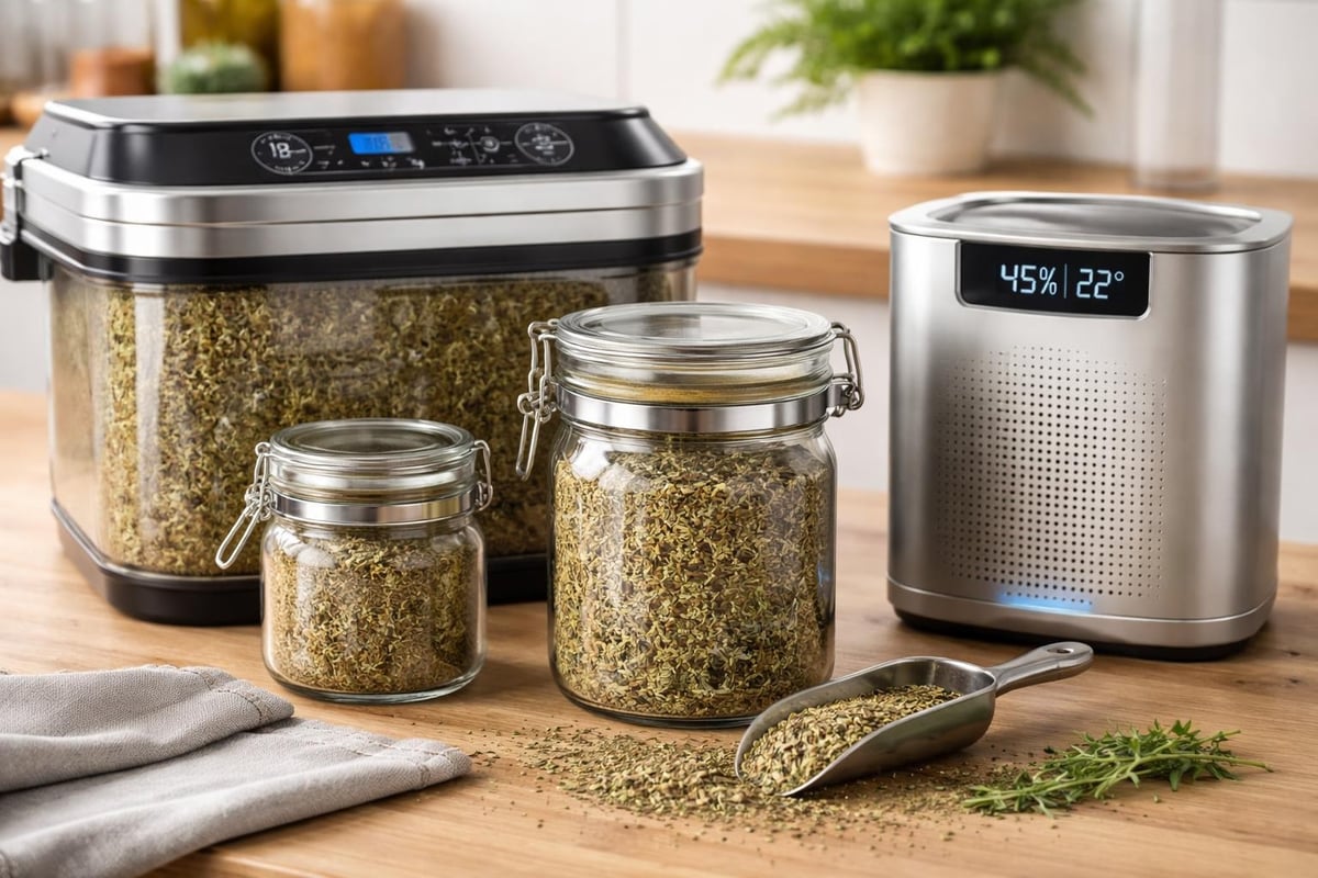 Conservation herbes de Provence