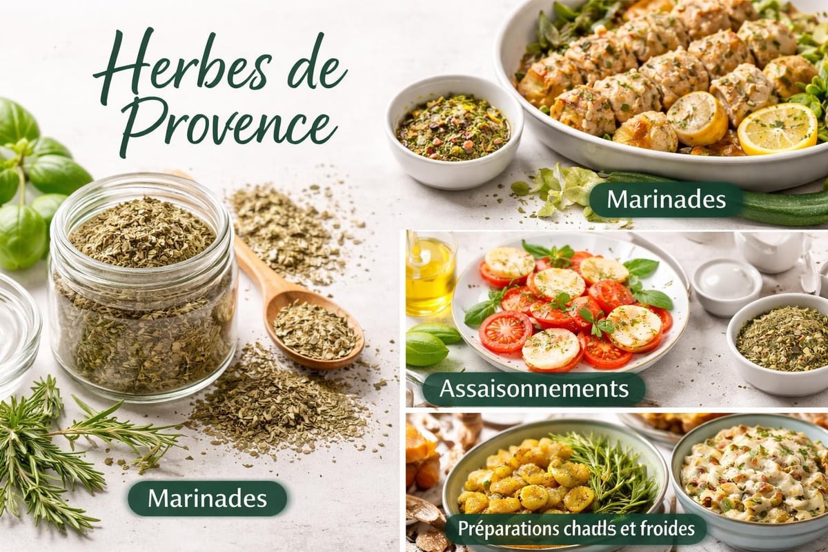Utilisation culinaire herbes de Provence