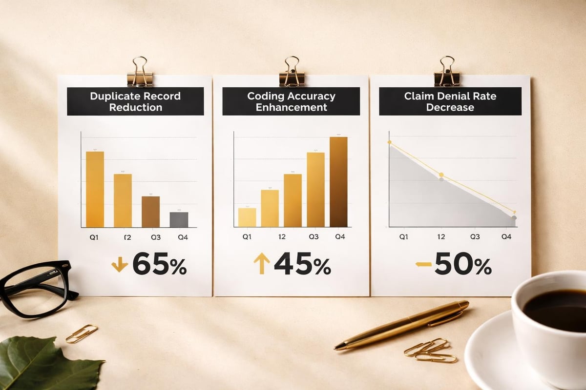 Healthcare data quality metrics