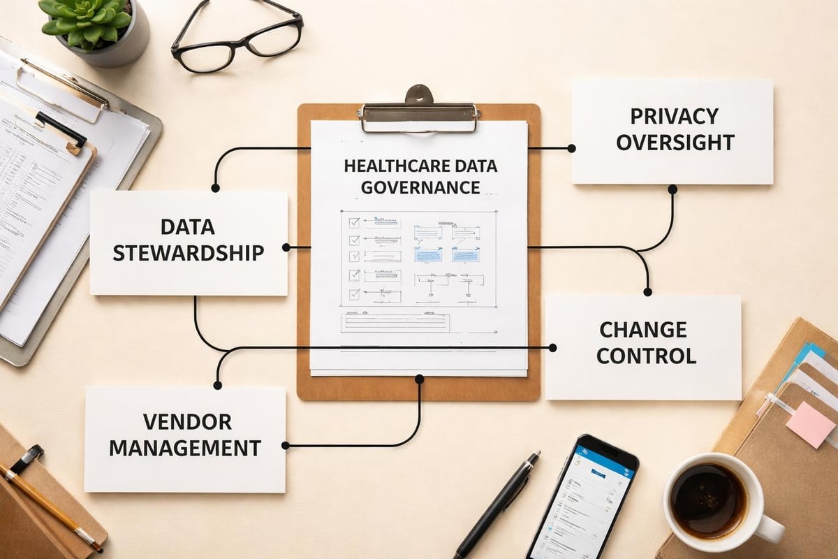 Healthcare data governance structure