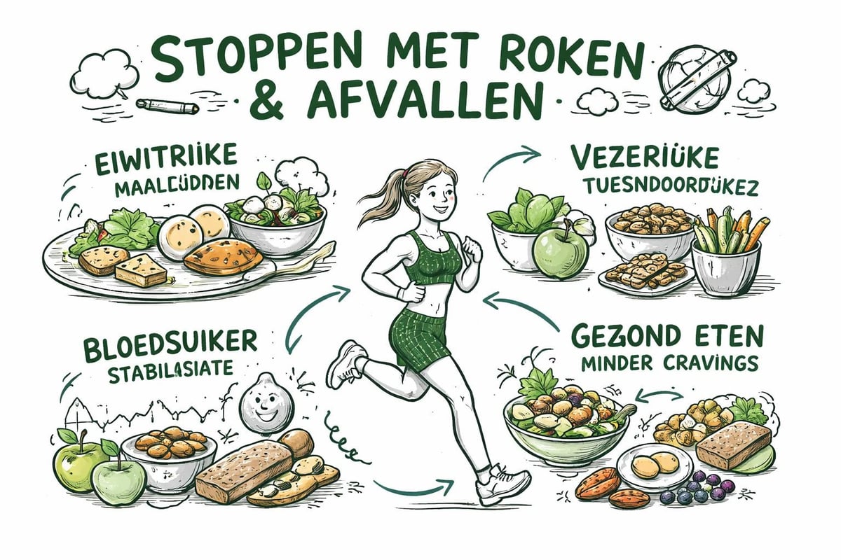 Gezonde voeding ondersteunt stoppen met roken