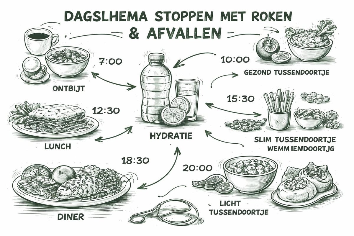 Voedingsplan bij stoppen met roken