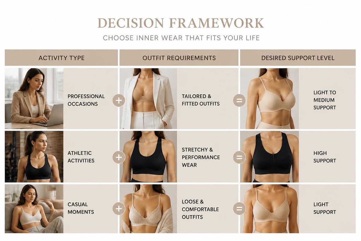 Inner wear selection guide