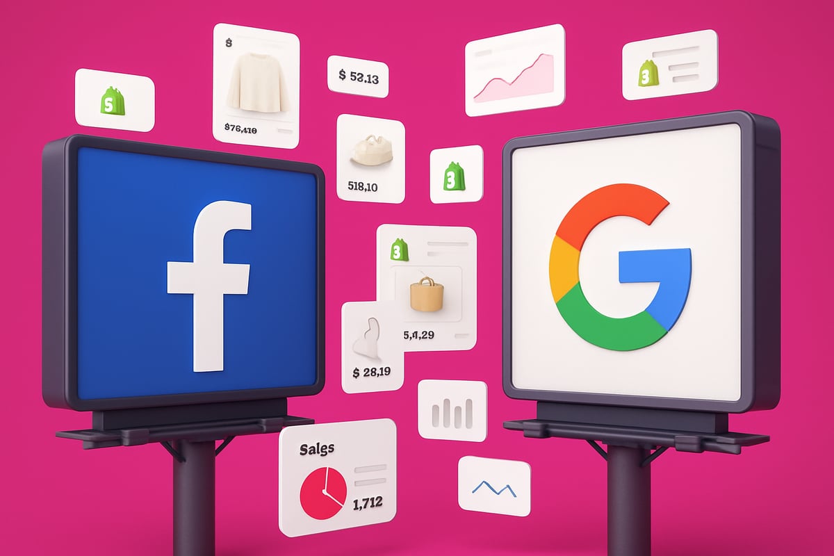 Förstå skillnaderna: Facebook Ads vs Google Ads för Shopify