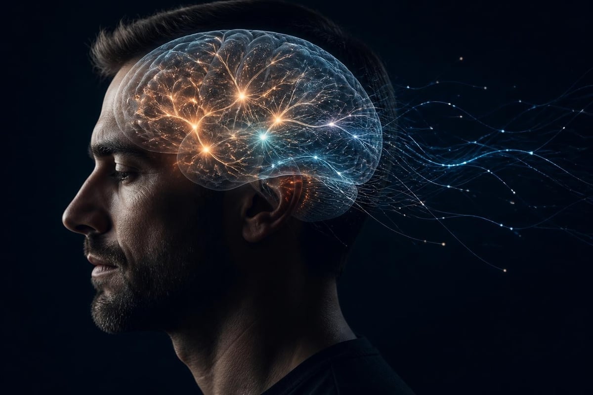 Brain pathways in mental noise