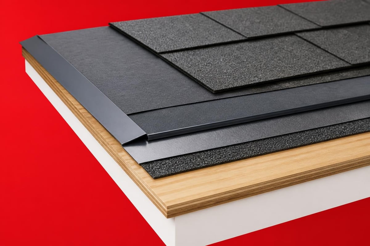 Shingle installation layers