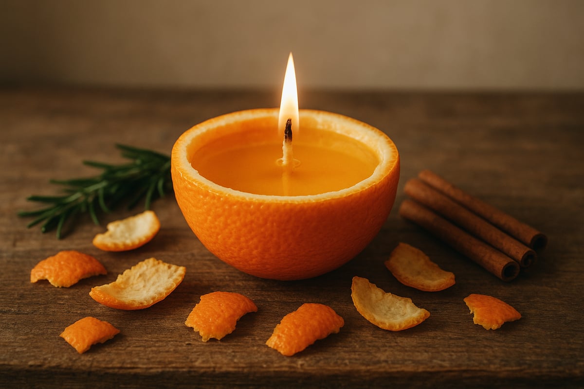 DIY: How to Make Your Own Orange Candle