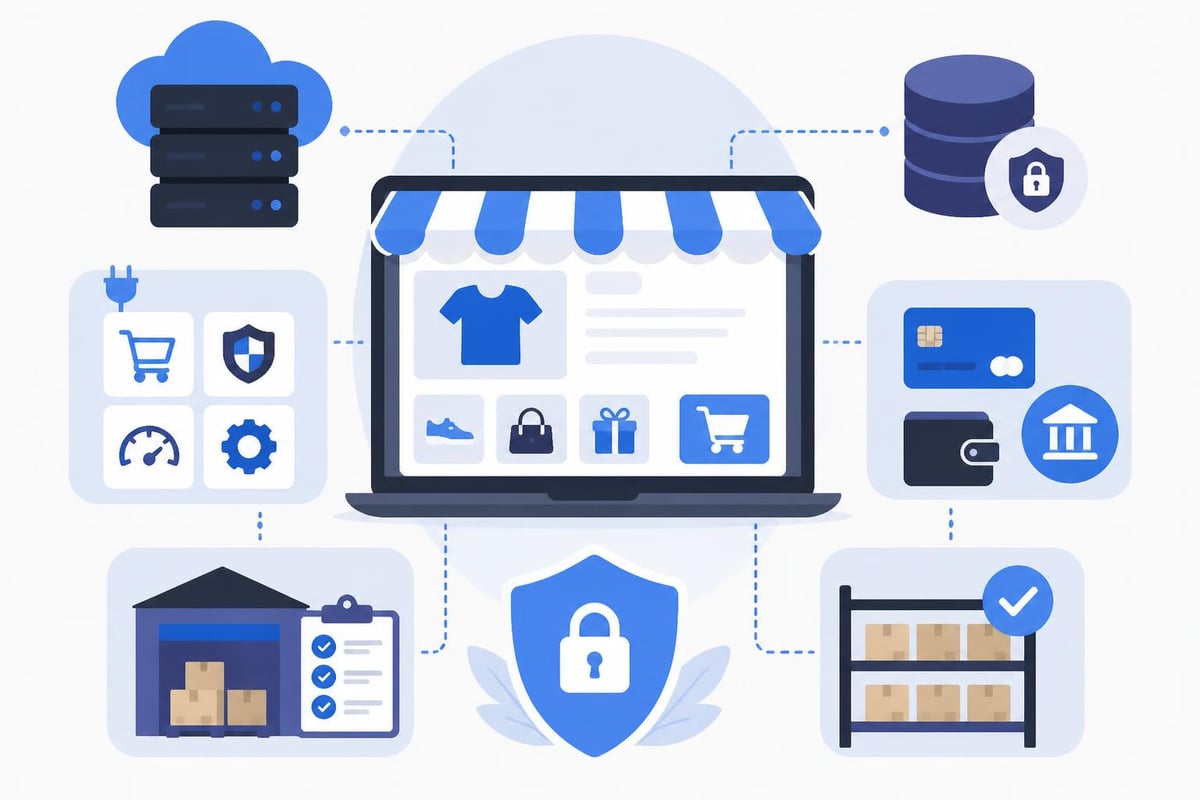 Architettura tecnica e-commerce WordPress