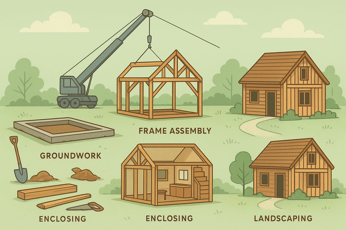 Step-by-Step: Building Your Timber Frame A Frame House