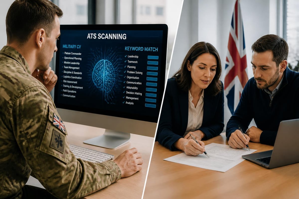 Technology in military CV writing