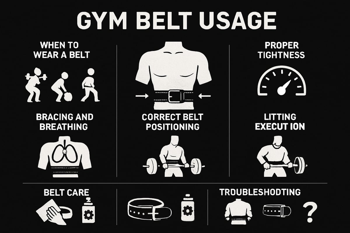 How to Use a Gym Belt: Step-by-Step Expert Guide