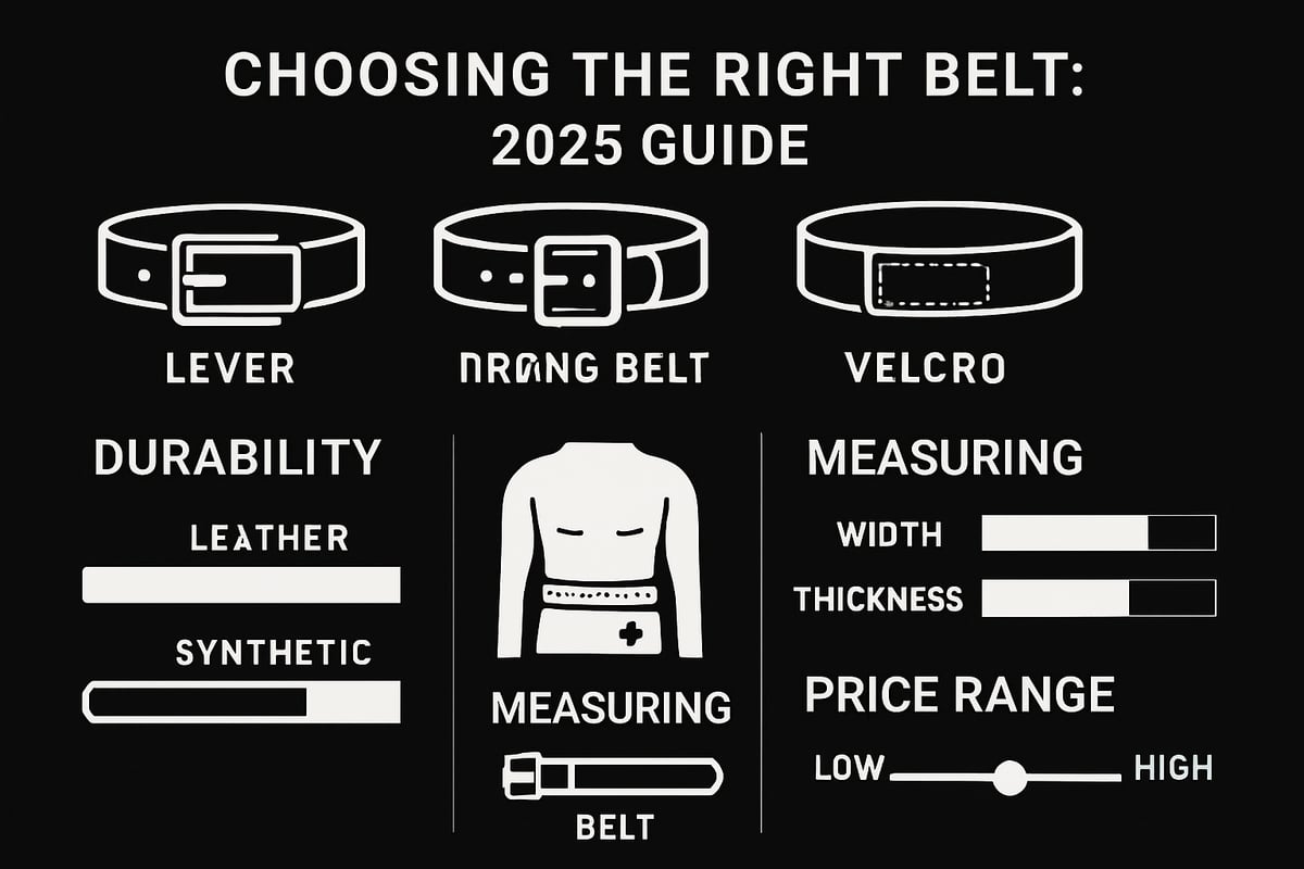 Choosing the Right Belt: Materials, Types, and Sizing