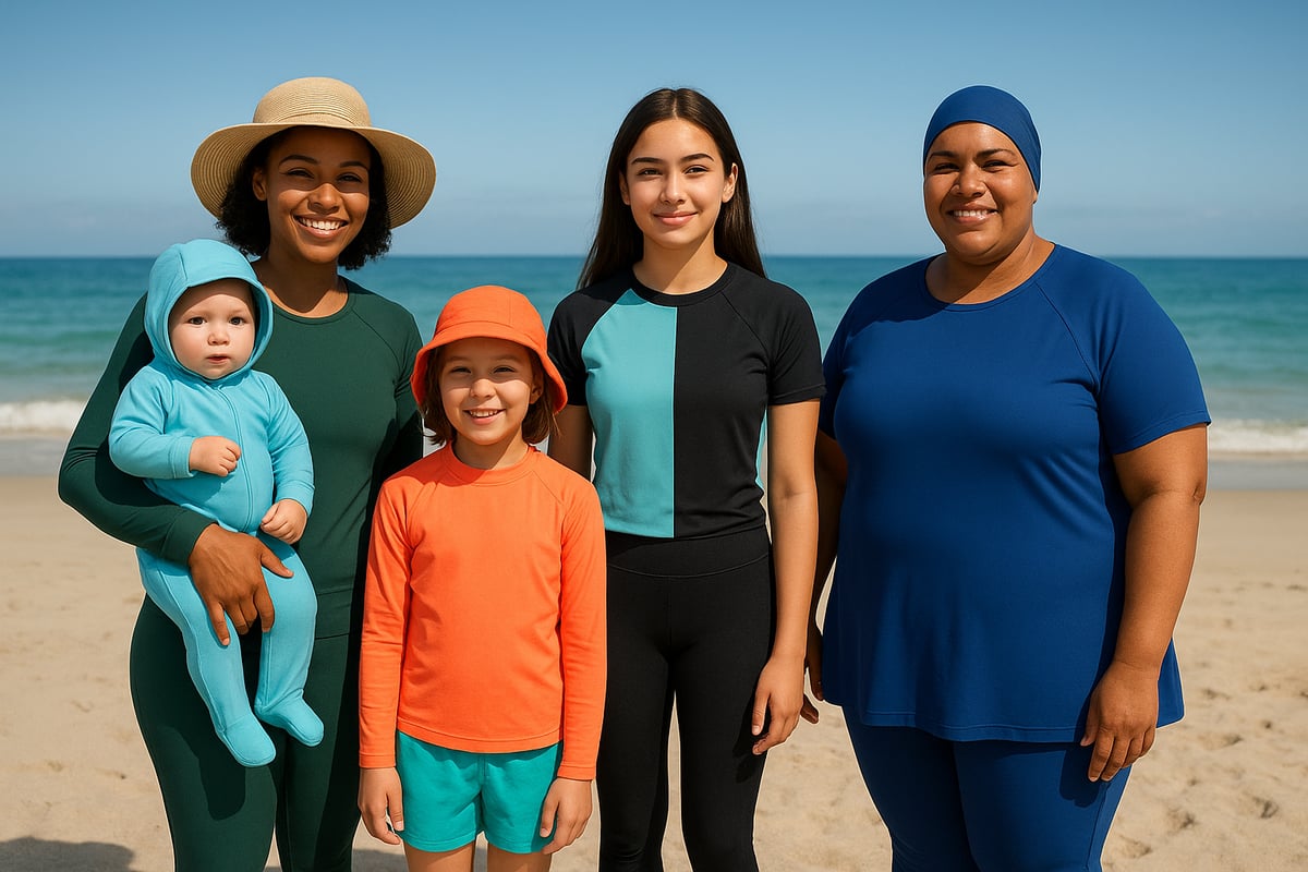 Choosing Sun Safe Swimwear for Different Age Groups