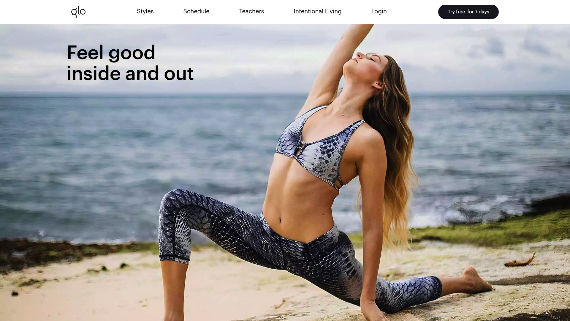 12 Best Product Landing Pages to Inspire You in 2025 - Glo: Online Self-Care Classes