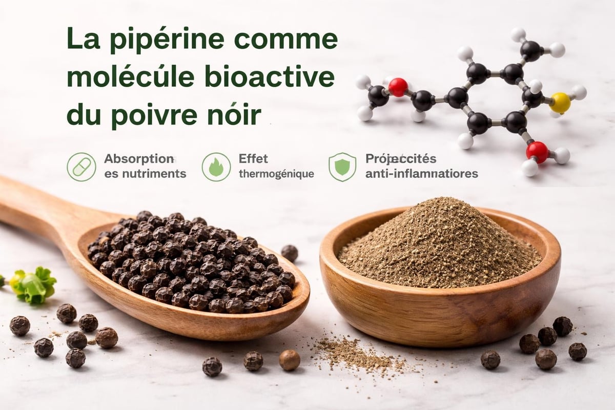 Structure moléculaire pipérine