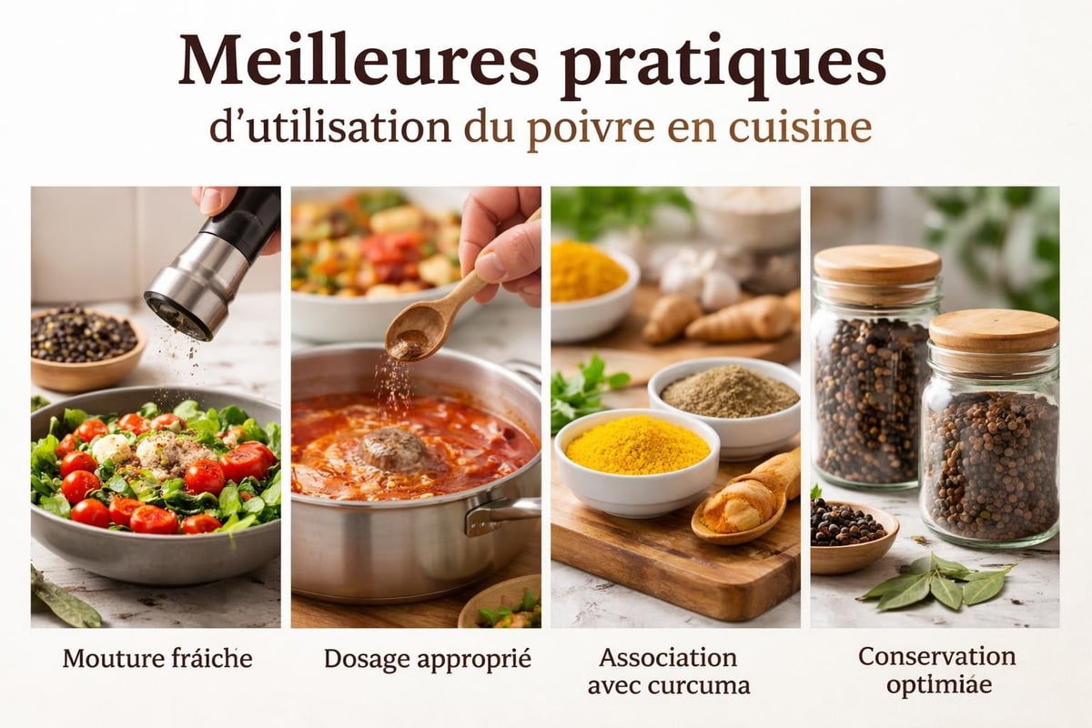 Utilisation optimale poivre
