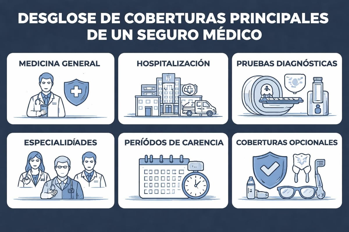 Seguros Médicos Cerca de Mí: Guía Completa 2026 1 Coberturas seguros médicos
