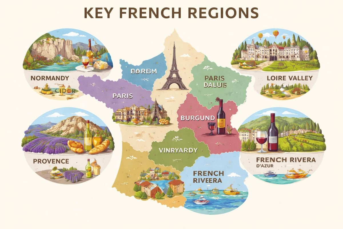 France regional diversity map