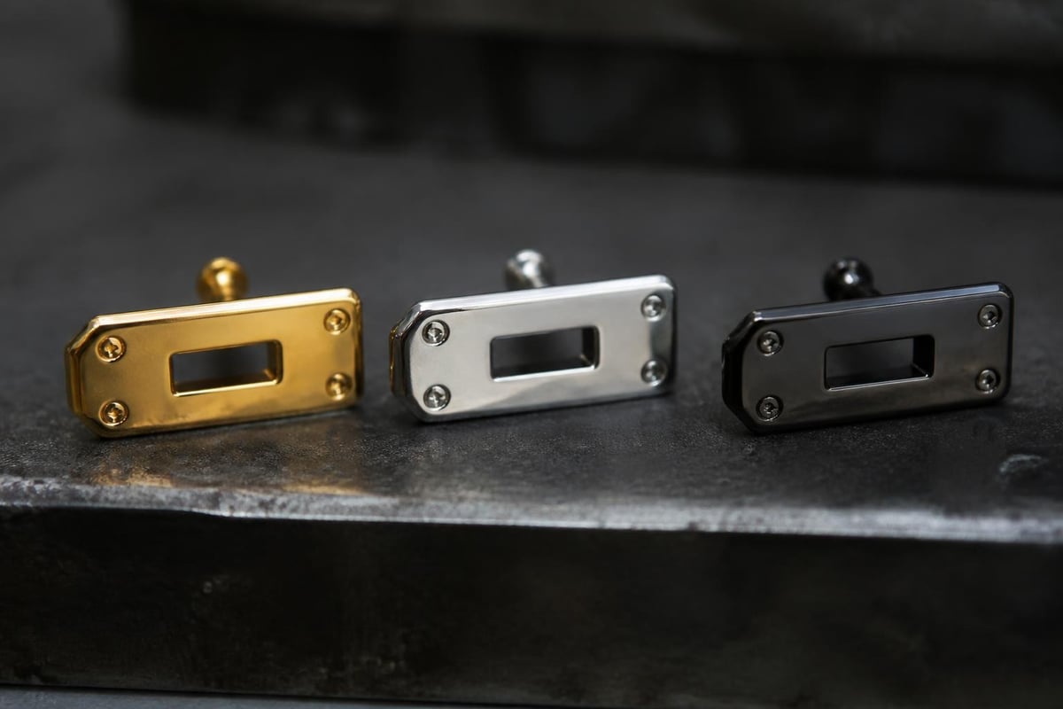 So black hardware finish