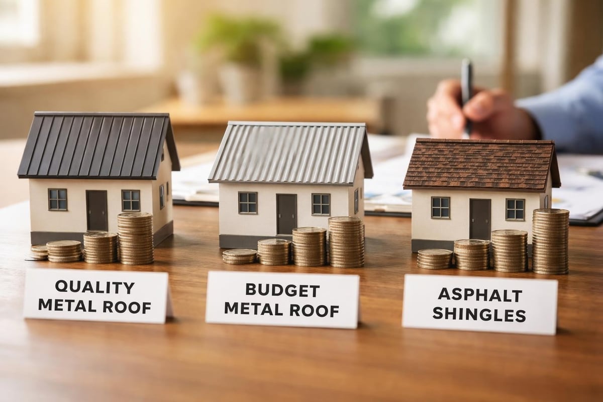 Metal roofing cost comparison