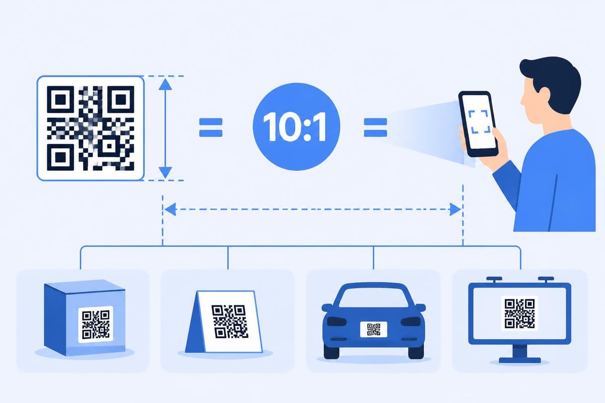 QR code size requirements